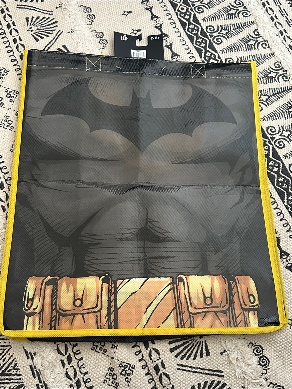 NWT DC Comics Batman Tote Bag - Black and Yellow